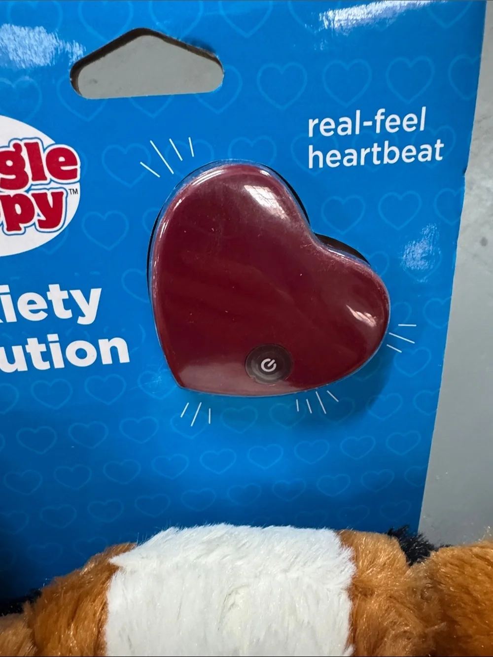 Snuggle Puppy Plush Calming Toy with 4 extra Heat Packs for Dogs & Puppies NEW
